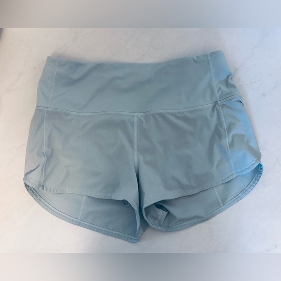 LULULEMON Women’s Light Blue Athletic Shorts - Picture 10 of 12